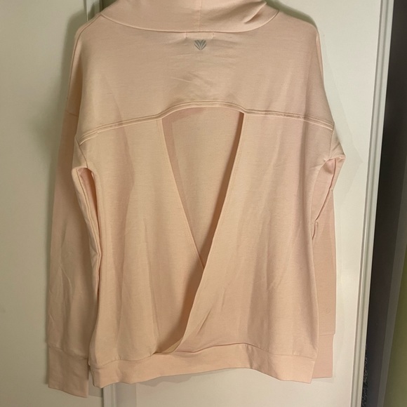 SOLD * SOLD Brand New Coral Hoodie with Criss Cross Open Peep Back - Picture 3 of 5